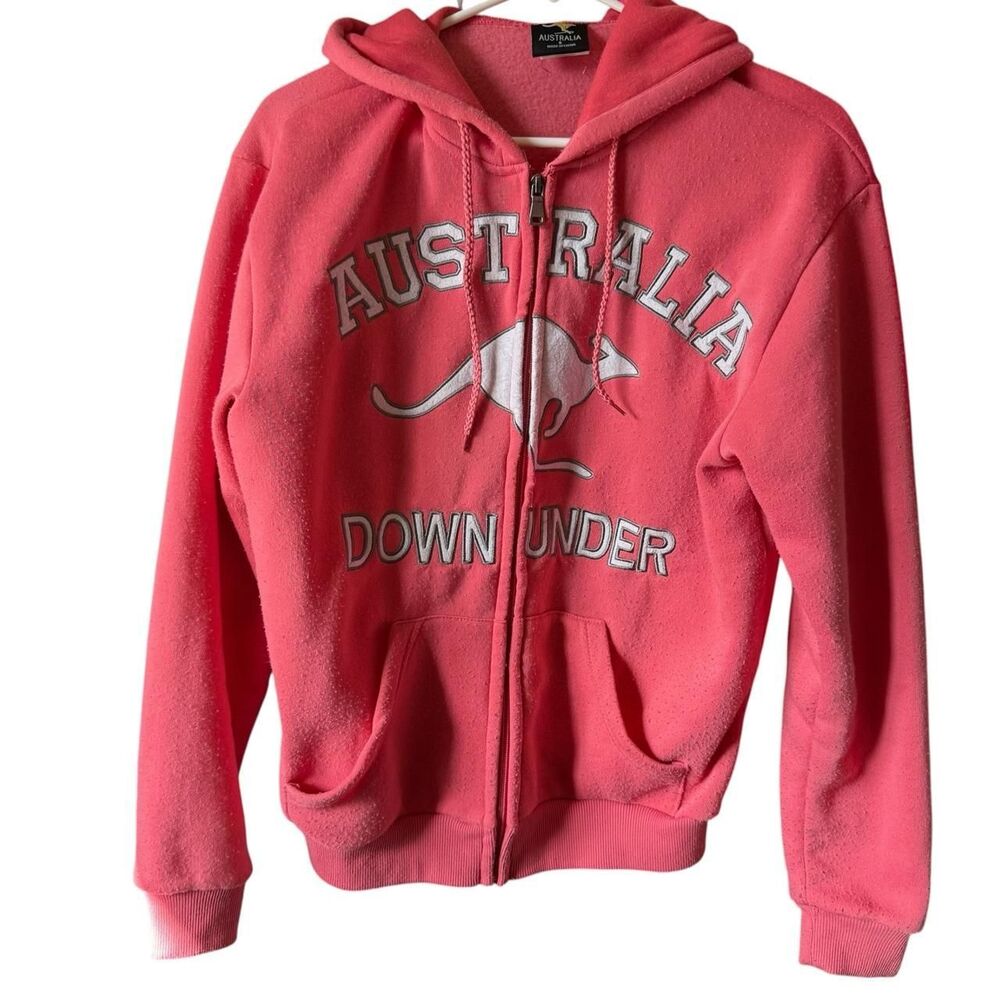 Australia Women's Pink Kangaroo Hoodie